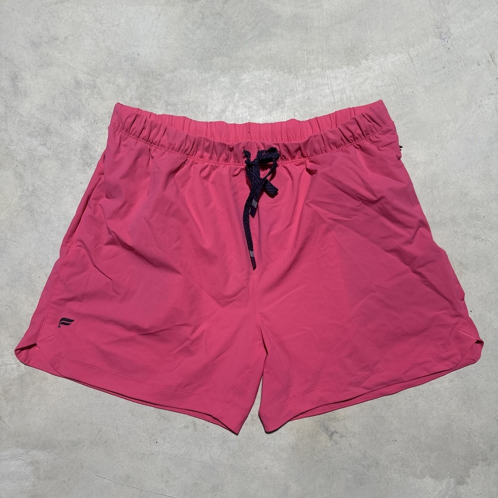 Fabletics Shorts Men's Extra Large Salmon Pink The One Short 5" Athletic Workout
